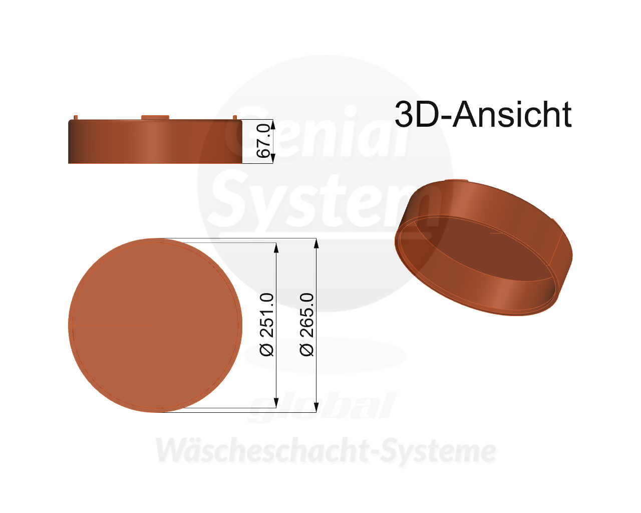 KG-Rohr-Endkappe